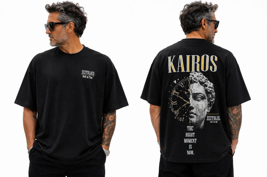 KAIROS – Premium Oversized 300G &250g Pulse Tee | ZEITBLOCK