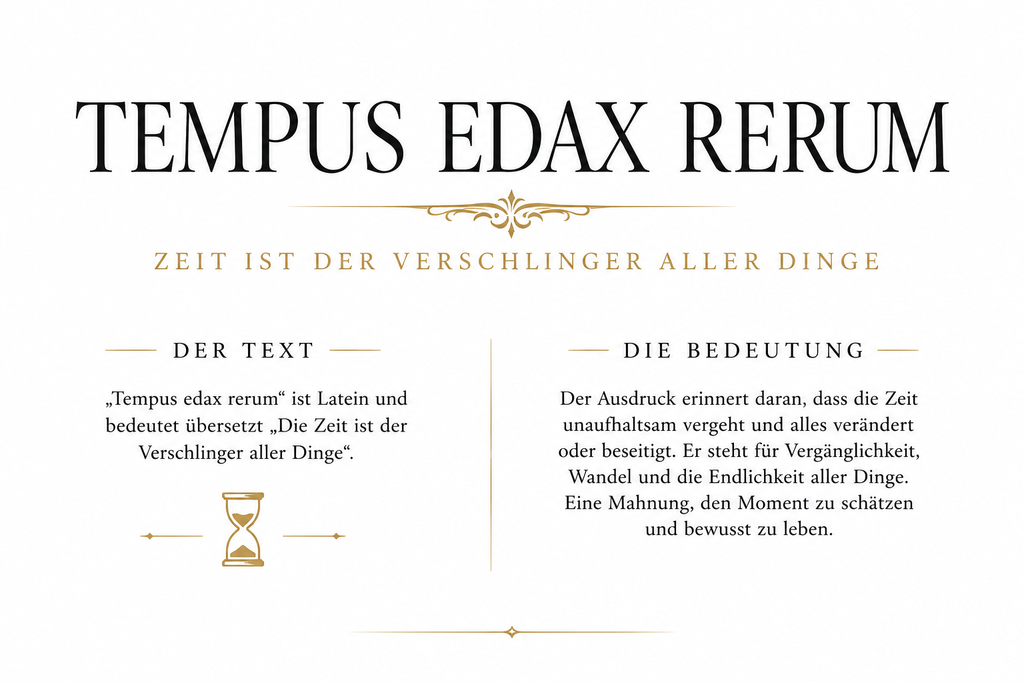 TEMPUS EDAX RERUM – Oversized T-Shirt 300G / 250g Pulse Tee