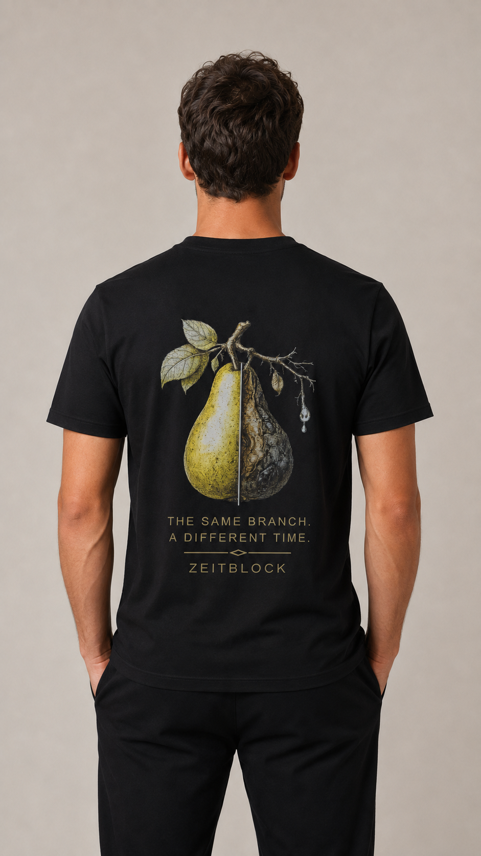 THE SAME BRANCH  Premium Backprint T-Shirt  ZEITBLOCK