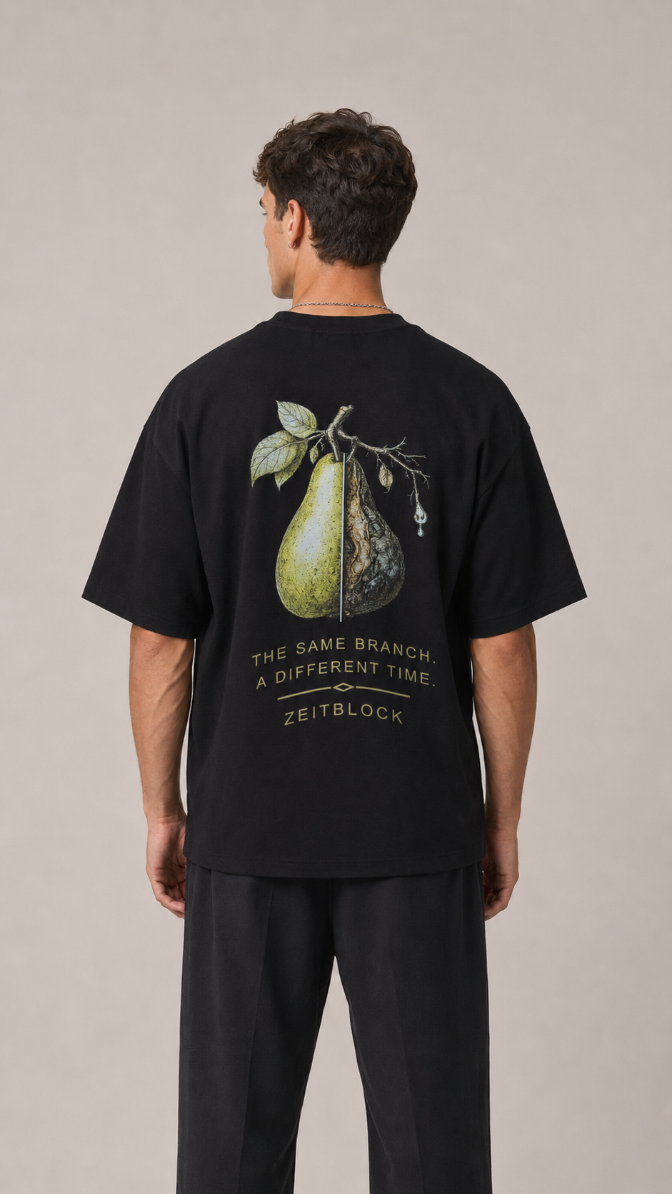 THE SAME BRANCH  Premium Backprint T-Shirt  ZEITBLOCK