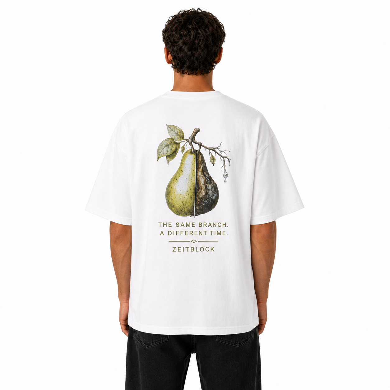 THE SAME BRANCH  Premium Backprint T-Shirt  ZEITBLOCK