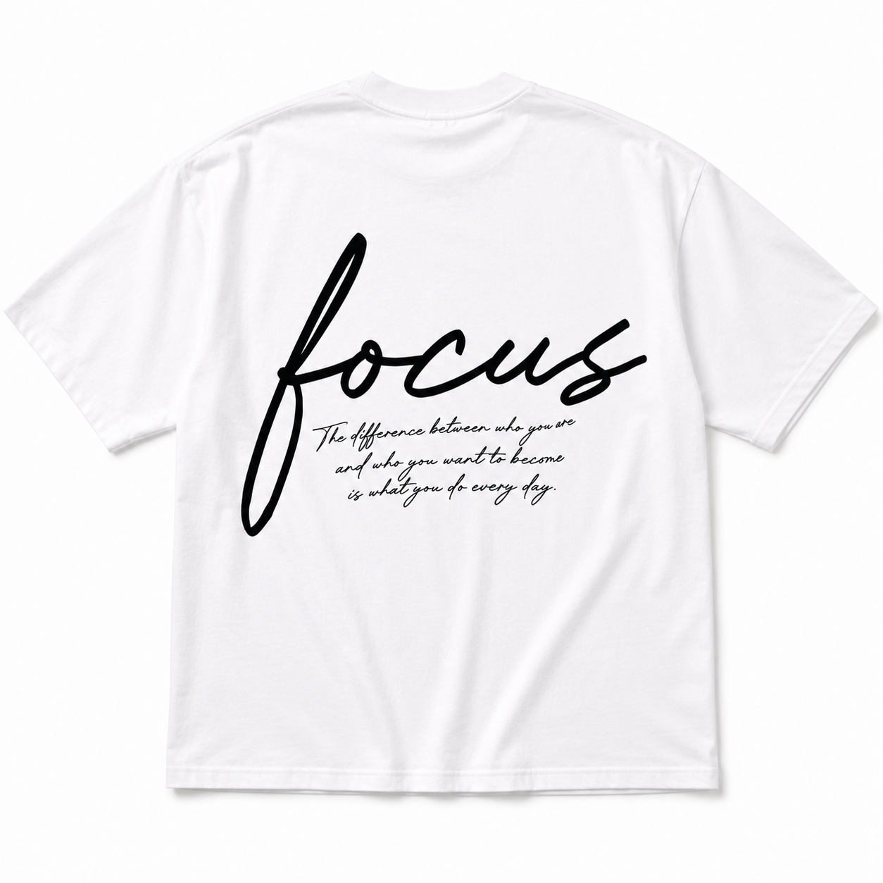 FOCUS – Premium Oversized / Pulse T-Shirt | 300/250 GSM Heavyweight Cotton |