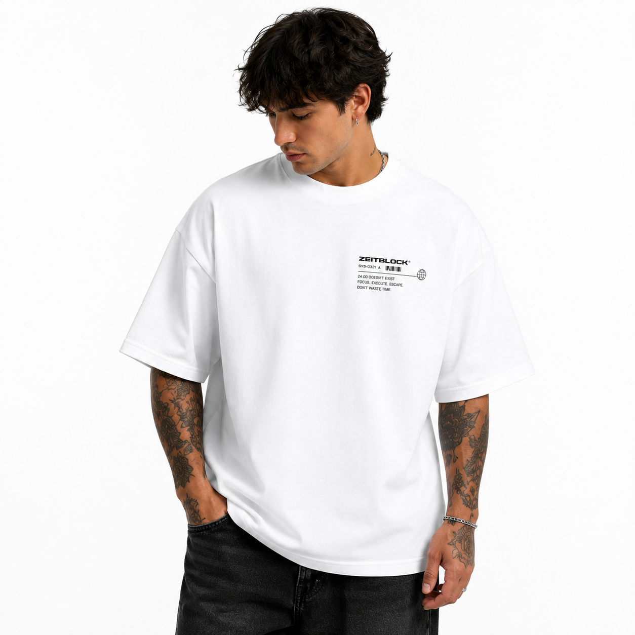 NO TIME LEFT Heavy Oversized / Pulse Tee – 300/250g Shirt