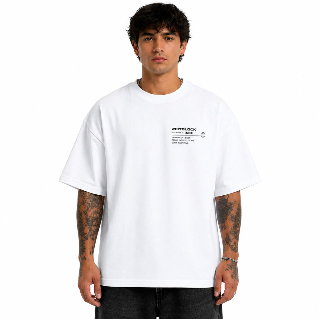 NO TIME LEFT Heavy Oversized / Pulse Tee – 300/250g Shirt