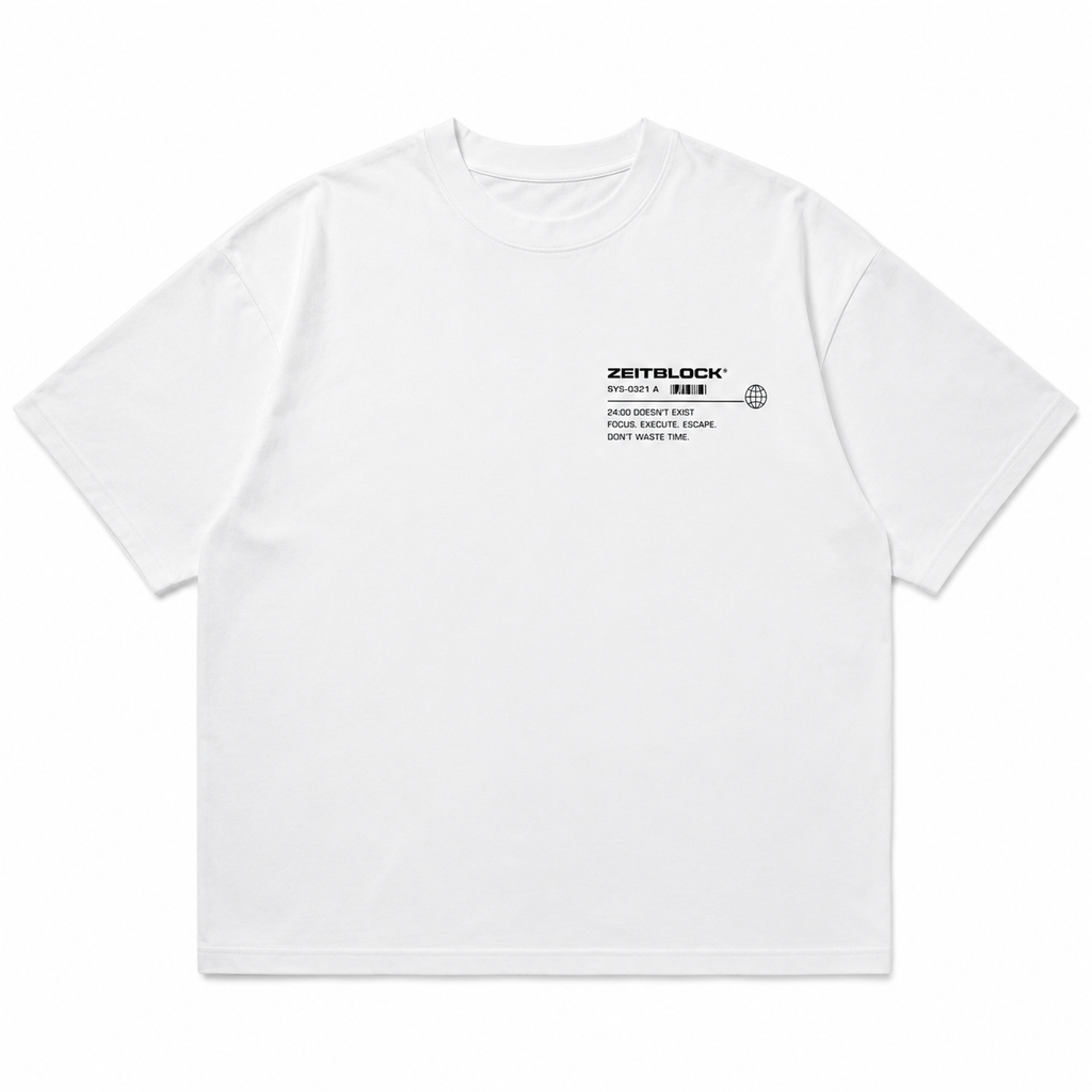 NO TIME LEFT Heavy Oversized / Pulse Tee – 300/250g Shirt