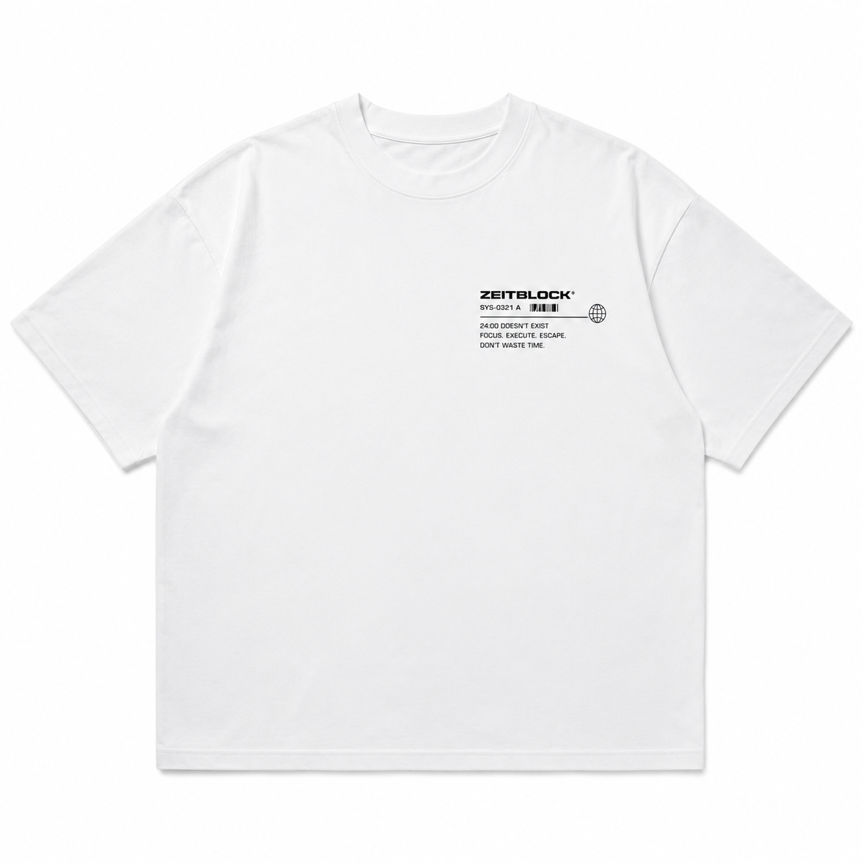 NO TIME LEFT Heavy Oversized / Pulse Tee – 300/250g Shirt