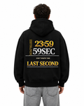 ZEITBLOCK® 23:59 LAST SECOND Premium Heavyweight Oversized Hoodie