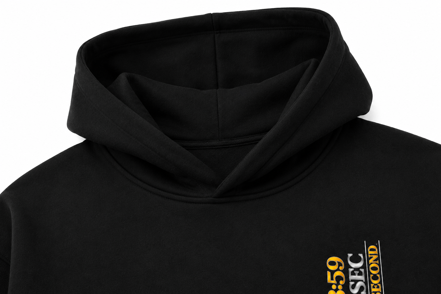 ZEITBLOCK® 23:59 LAST SECOND Premium Heavyweight Oversized Hoodie