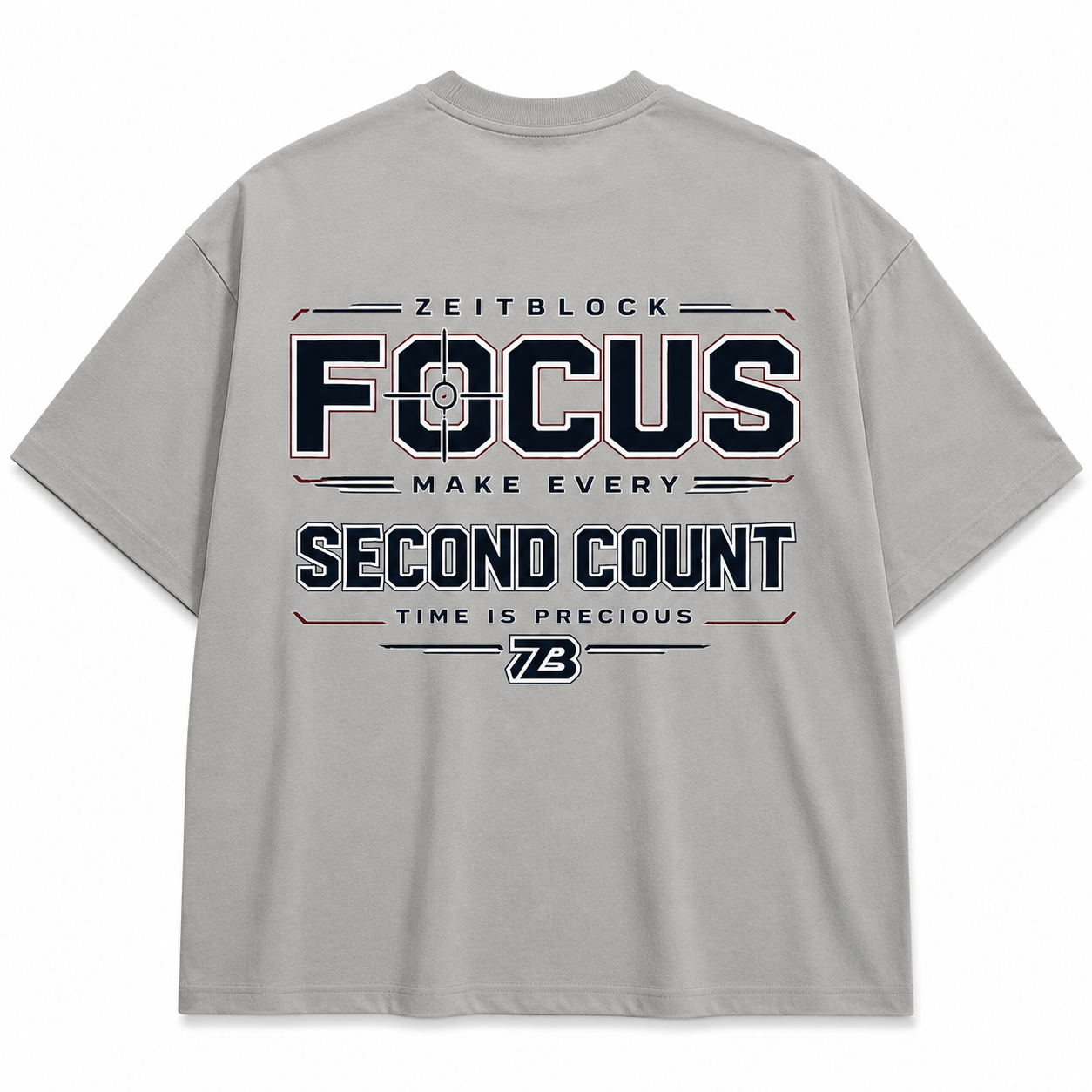 Focus Time is Precious Heavy Tee Shirt 250g Bio Cotton