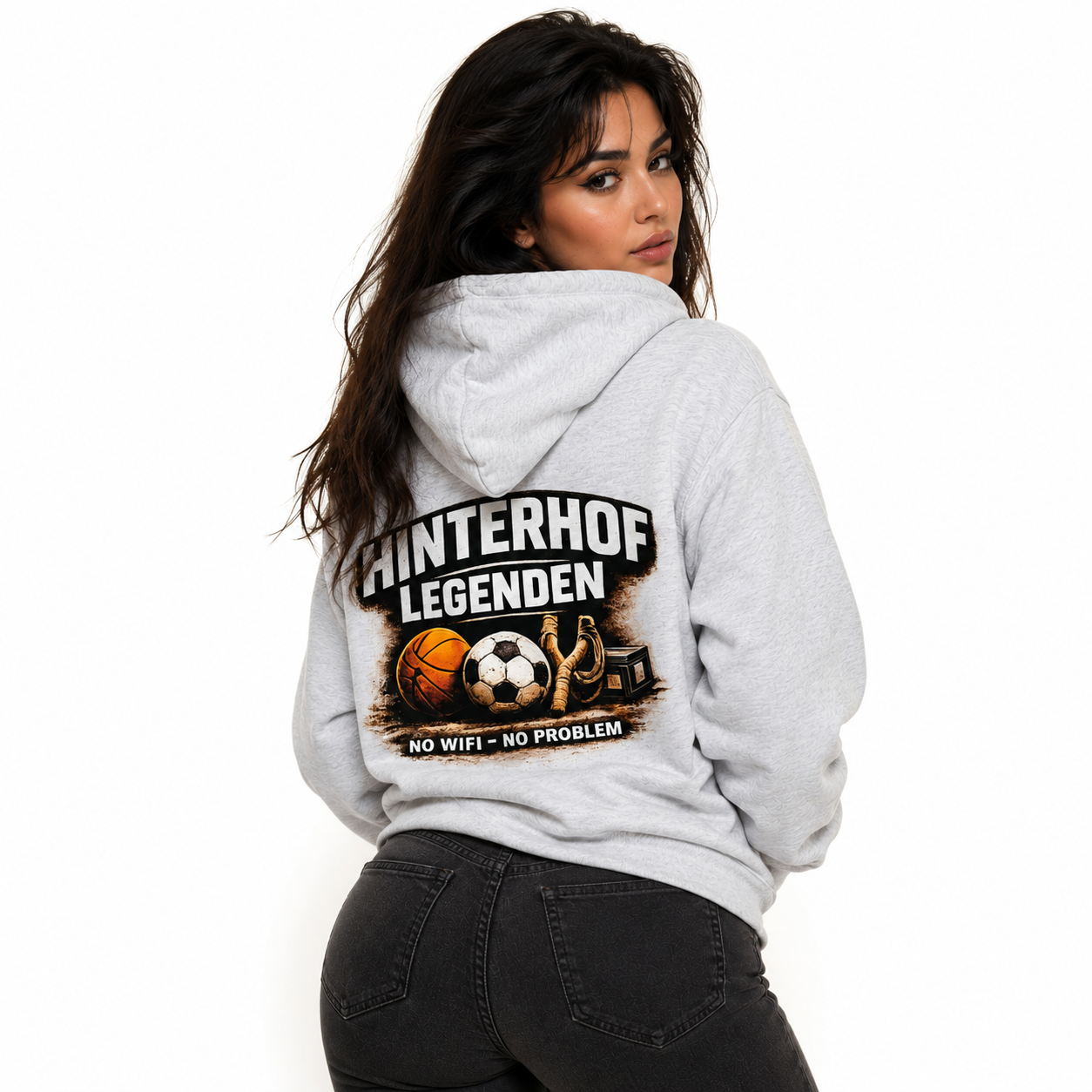 Hinterhof Legenden Hoodie NO WIFI NO PROBLEM
