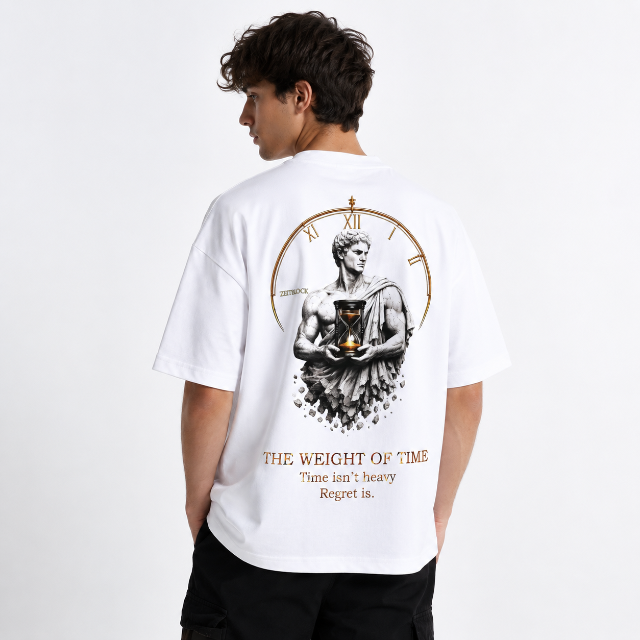 The Weight of Time Oversized T-Shirt 300G 250g Pulse Tee