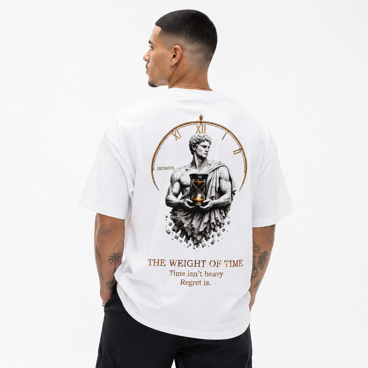 The Weight of Time Oversized T-Shirt 300G 250g Pulse Tee