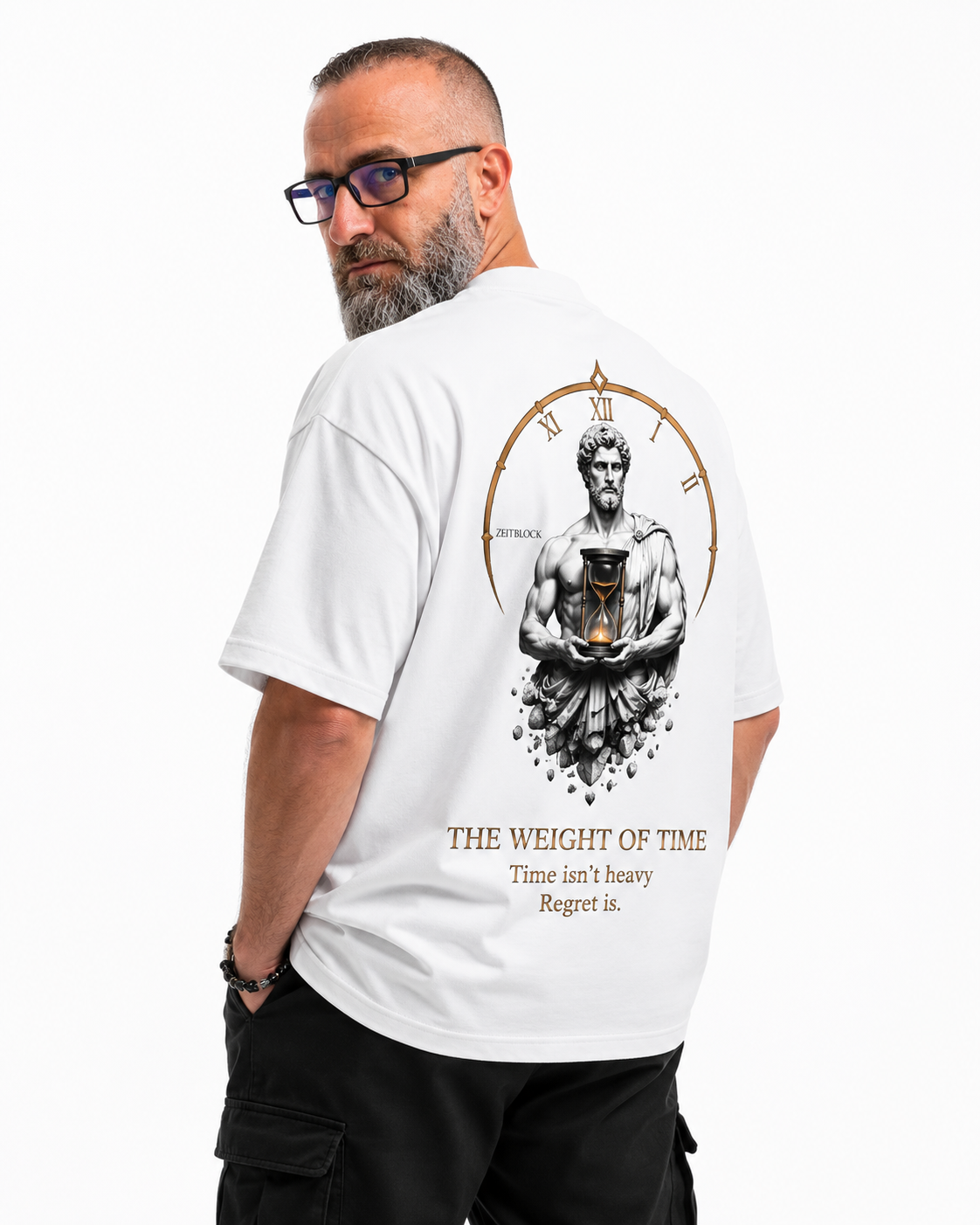 The Weight of Time Oversized T-Shirt 300G 250g Pulse Tee