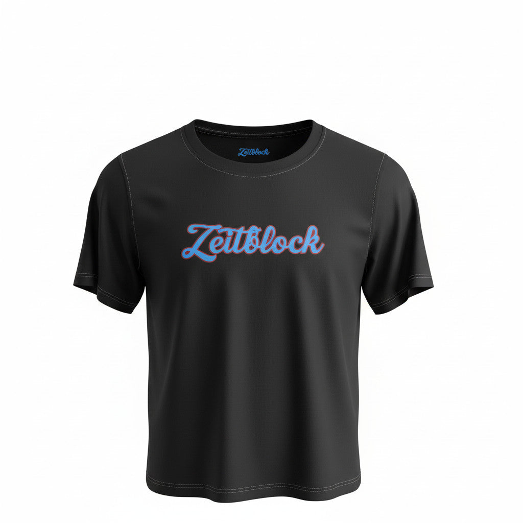 ZEITBLOCK Cropped Tee – „23:59“