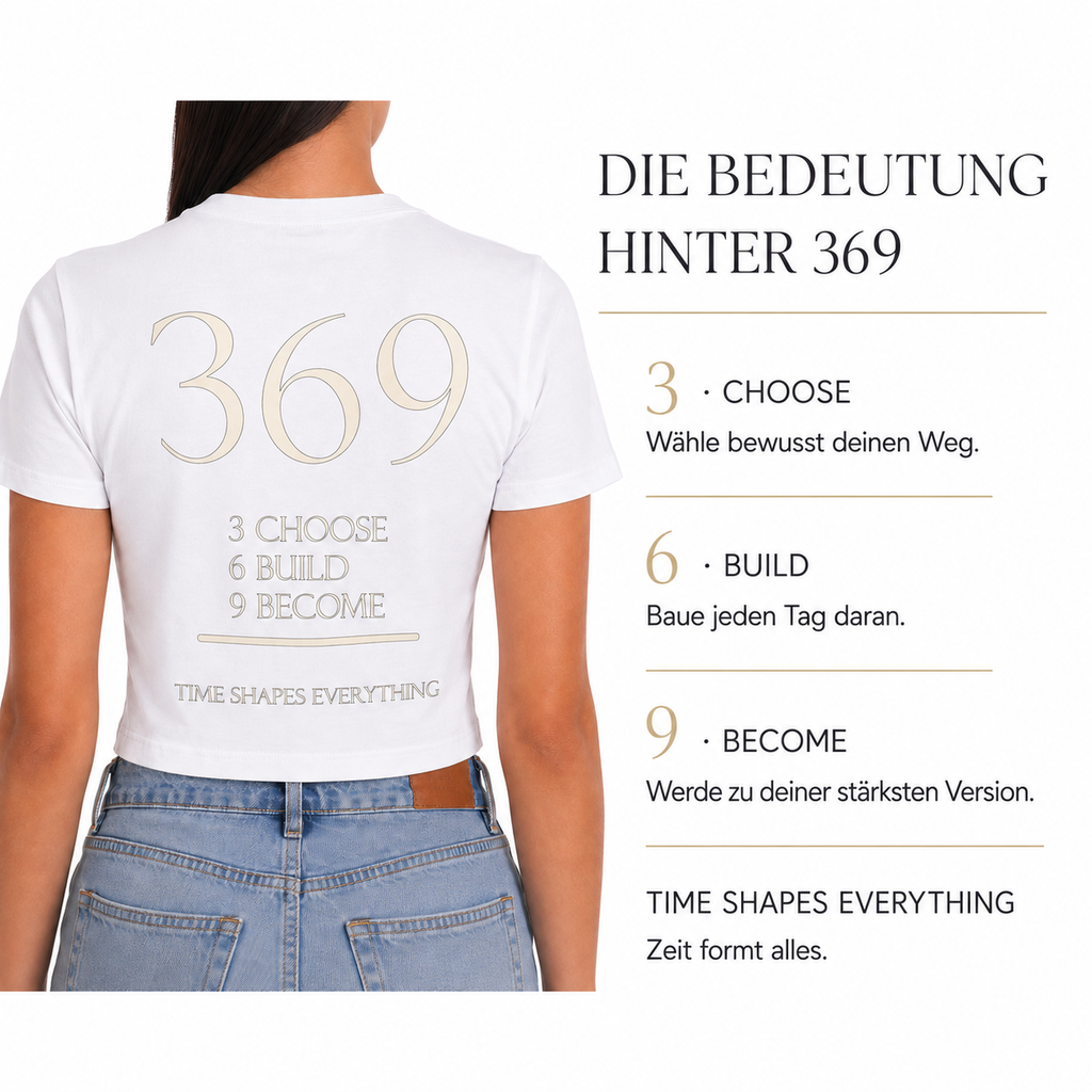 ZEITBLOCK Cropped Tee – 369