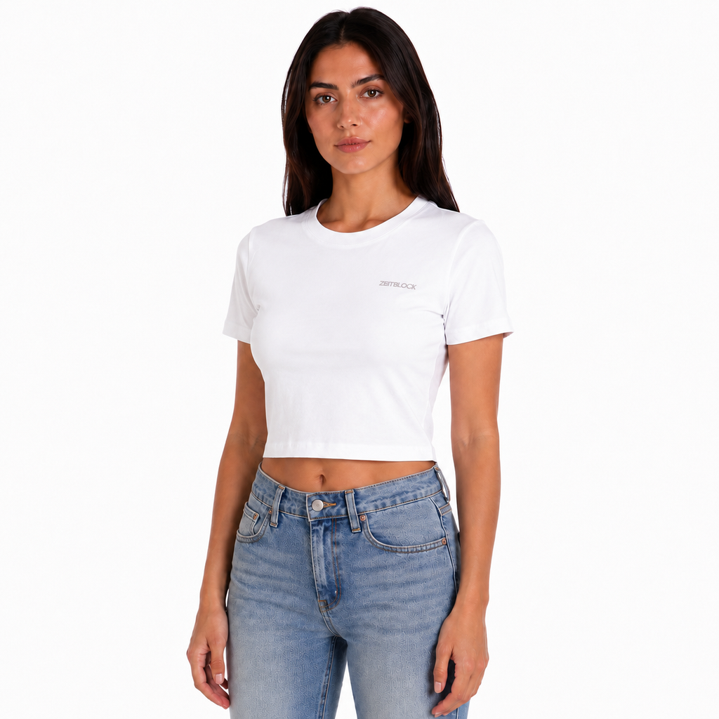 ZEITBLOCK Cropped Tee – 369