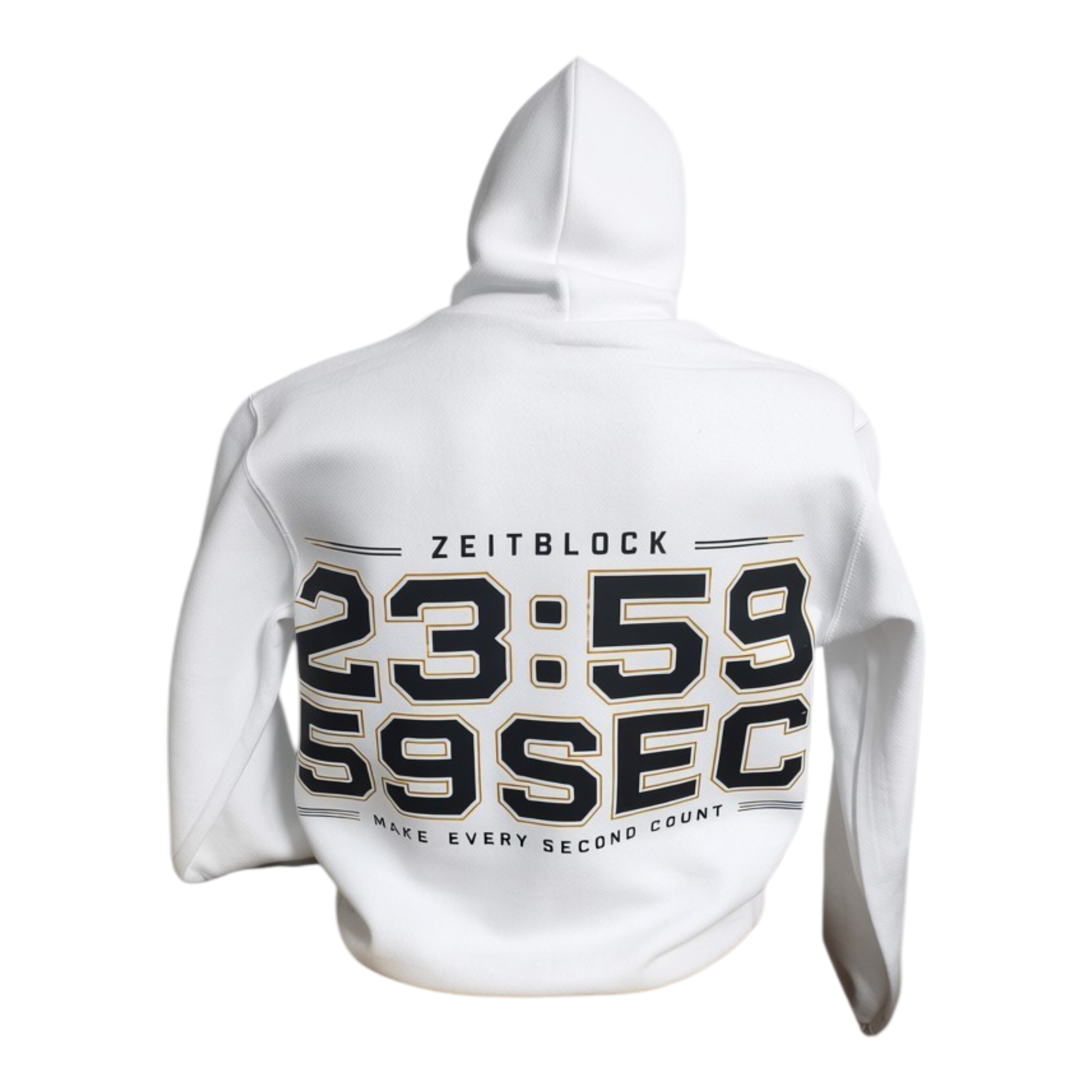 Zeitblock Hoodie „Time is Precious“ Heavy Cotton 500g