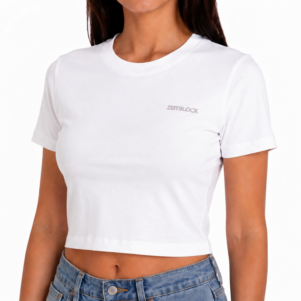 ZEITBLOCK Cropped Tee – 369
