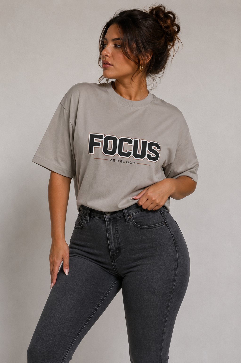 Focus Time is Precious Heavy Tee Shirt 250g Bio Cotton