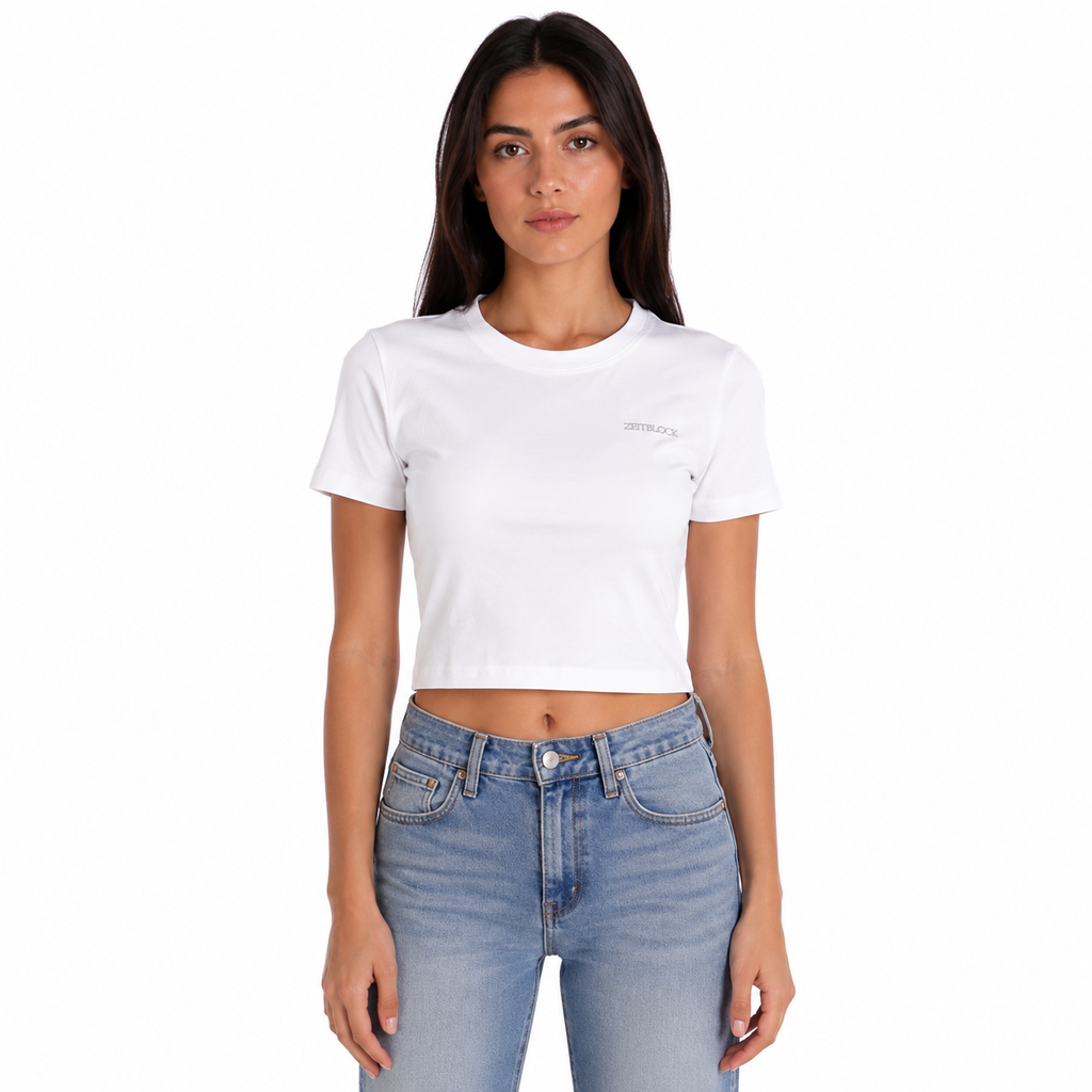 ZEITBLOCK Cropped Tee – 369