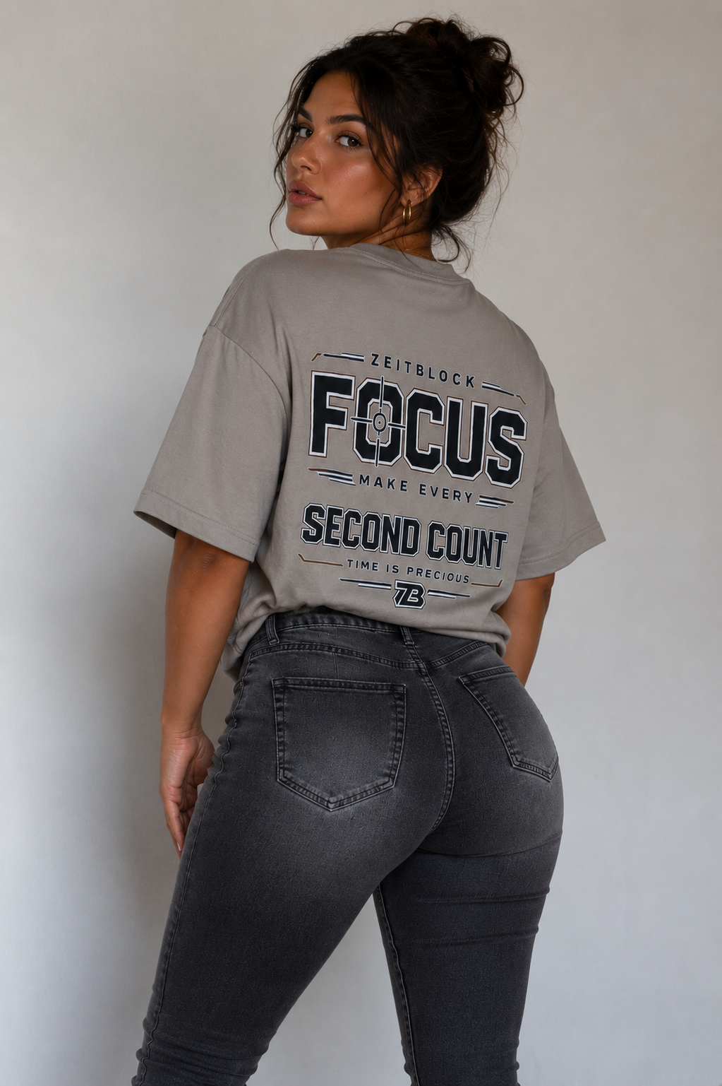 Focus Time is Precious Heavy Tee Shirt 250g Bio Cotton